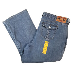 Ross Thompson jeans men's 42x28 relax fit blue denim pants NEW